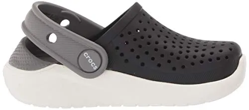 Crocs Kids' LiteRide Clog, Black/White
