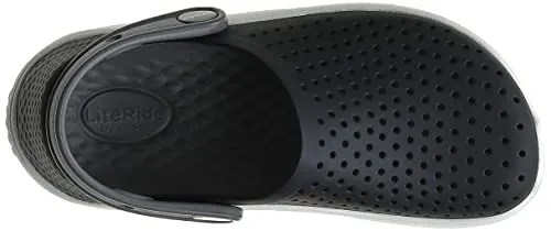 Crocs Kids' LiteRide Clog, Black/White