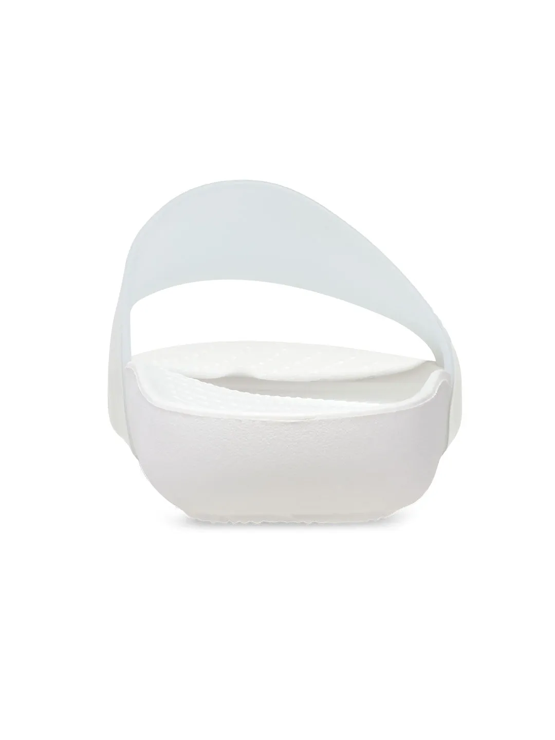 Crocs White Women Splash Glossy Slides