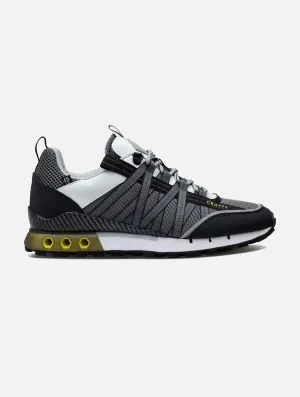 Cruyff Fearia Hex Tech Trainer - White / Fluo Yellow