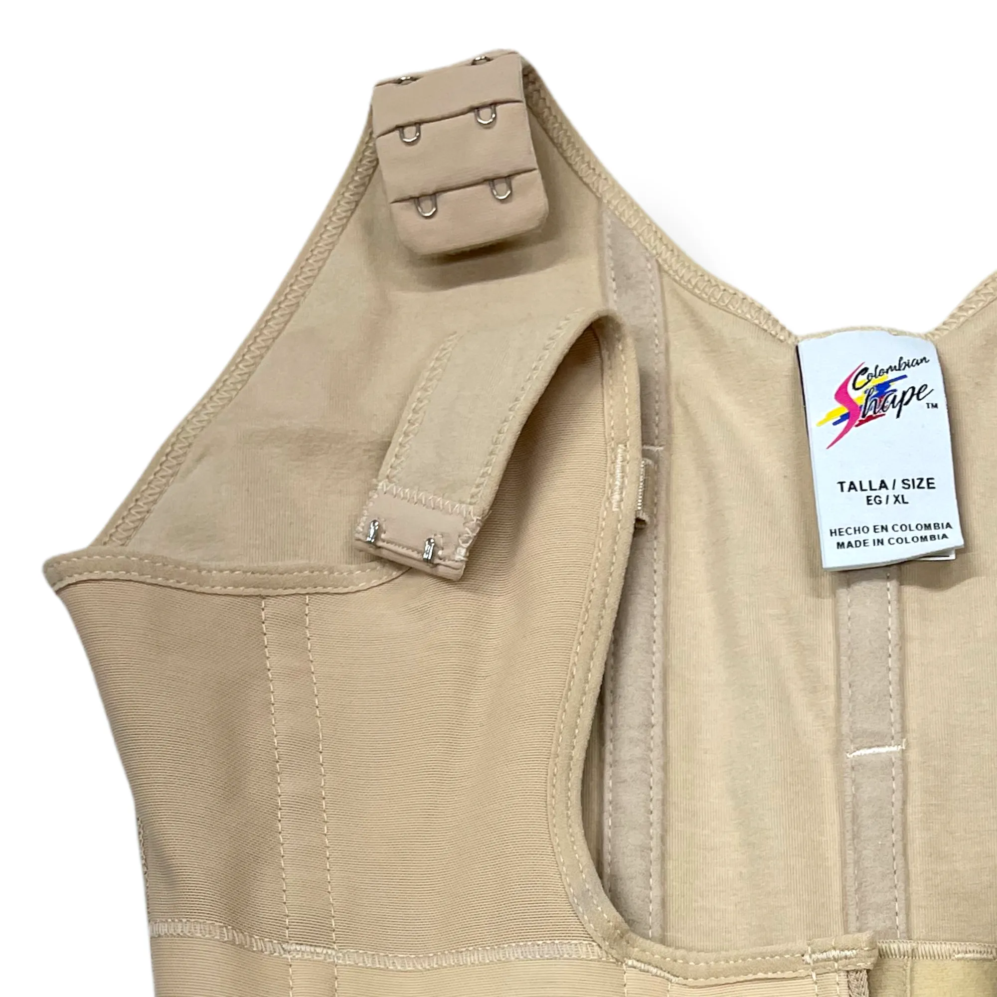 CS636 POWERNET-SUPER COMPRESSION VEST FRON ZIPPER AND HOOKS