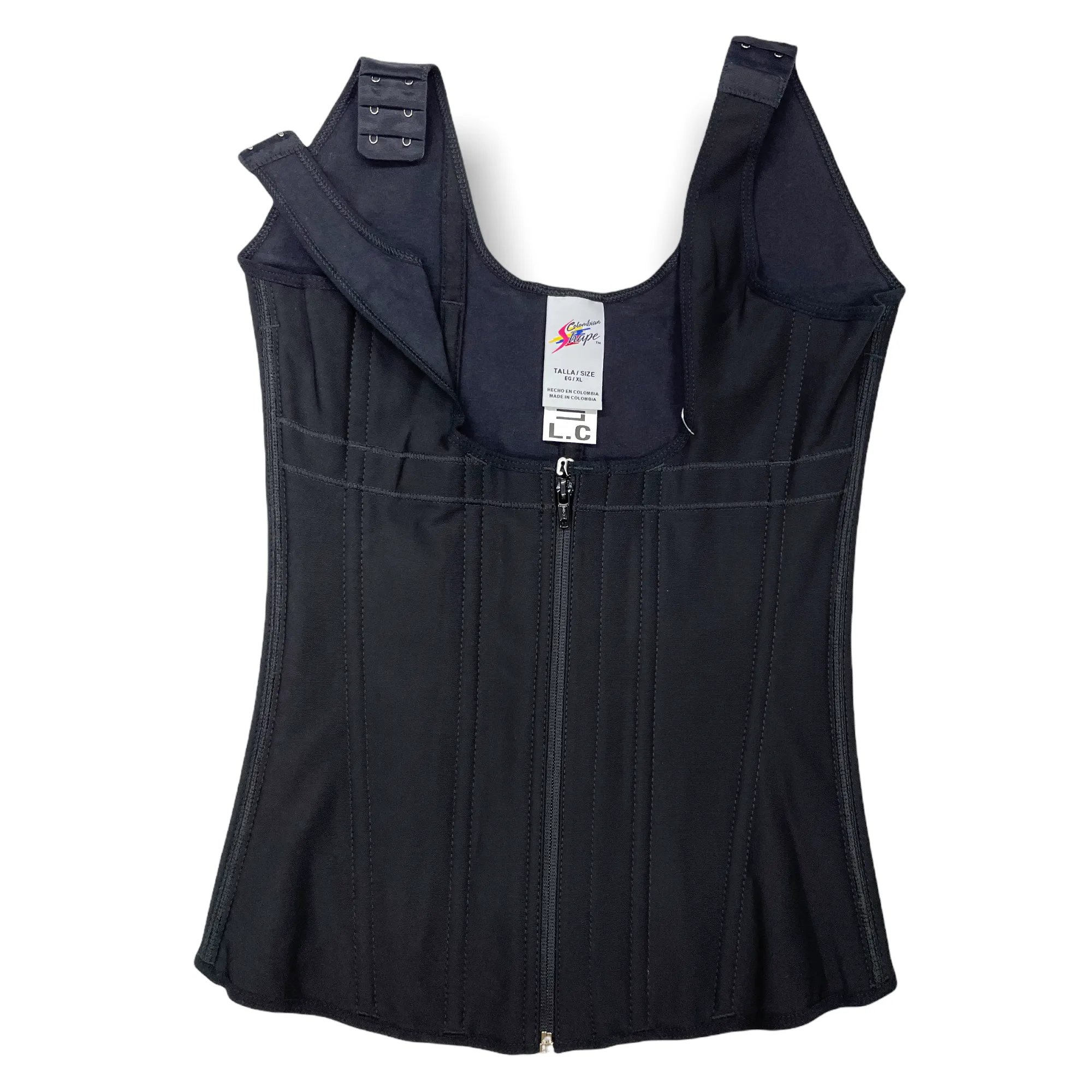 CS636 POWERNET-SUPER COMPRESSION VEST FRON ZIPPER AND HOOKS