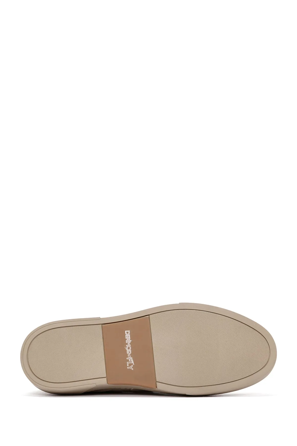 Derimod Fly Erkek Bej Süet Deri Casual Loafer
