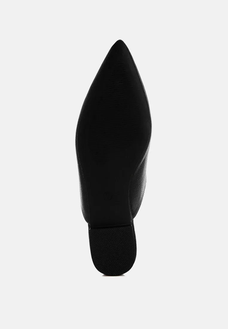 Diamante Strap Glitter Mules By MODE