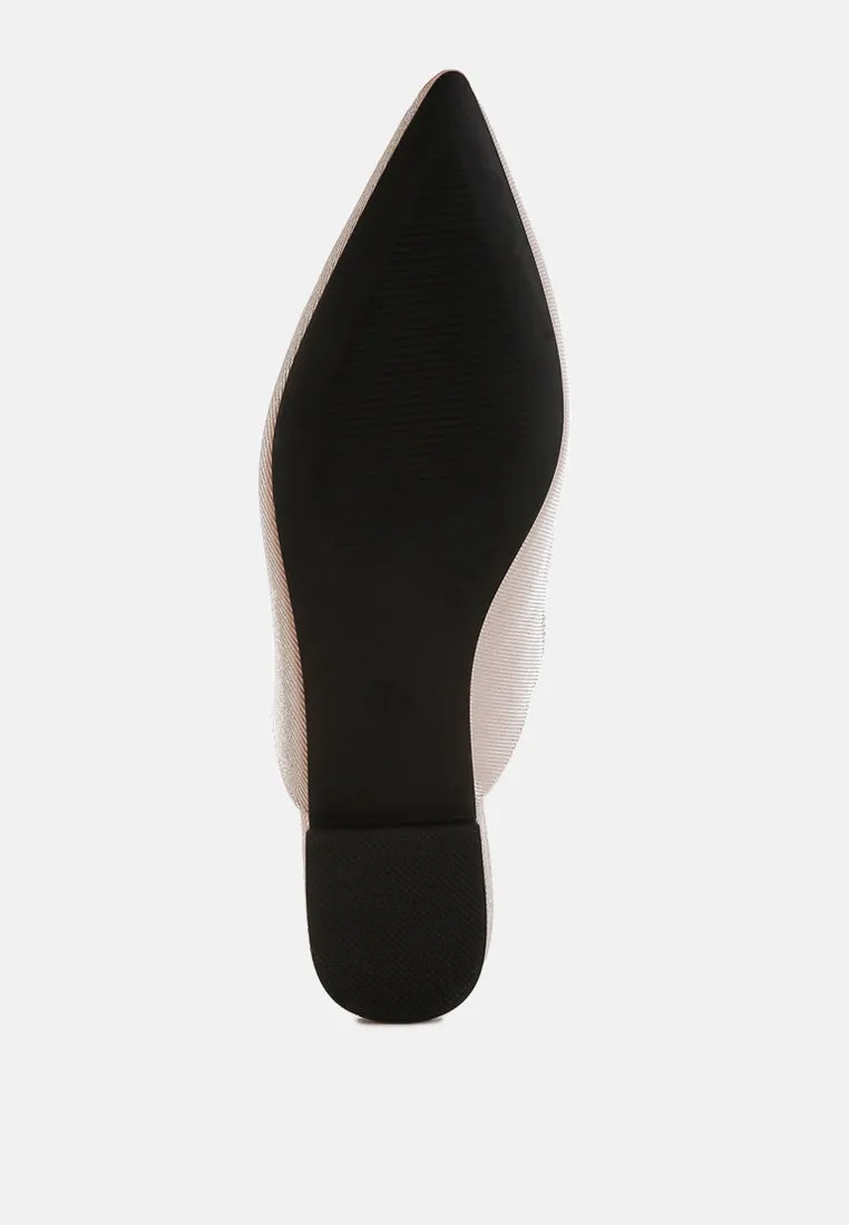 Diamante Strap Glitter Mules By MODE