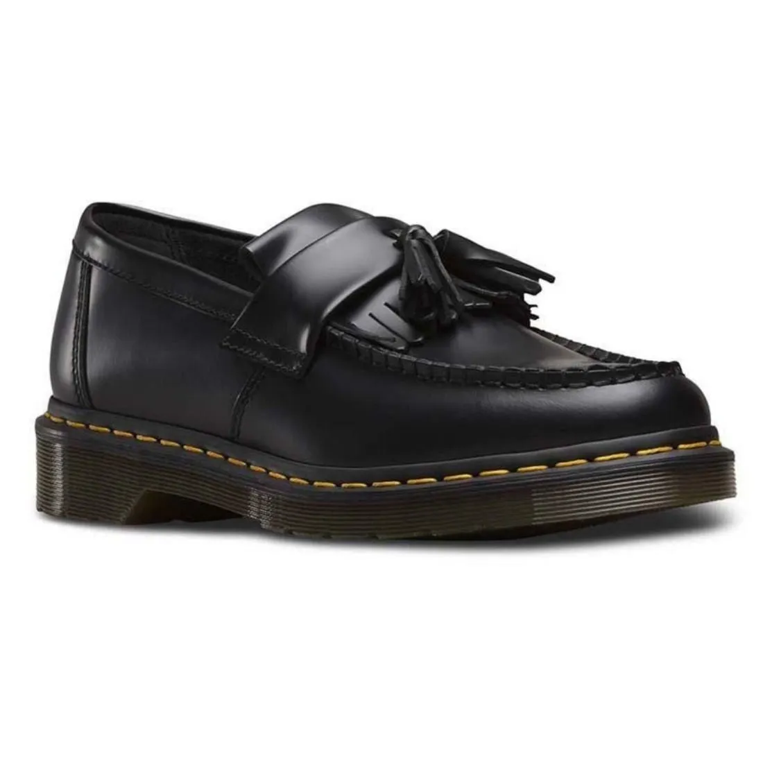 Dr Martens Adrian YS Tassel Loafer Black Smooth