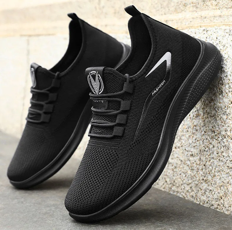 Durable Breathable Sporty Non-slip Running Sneakers