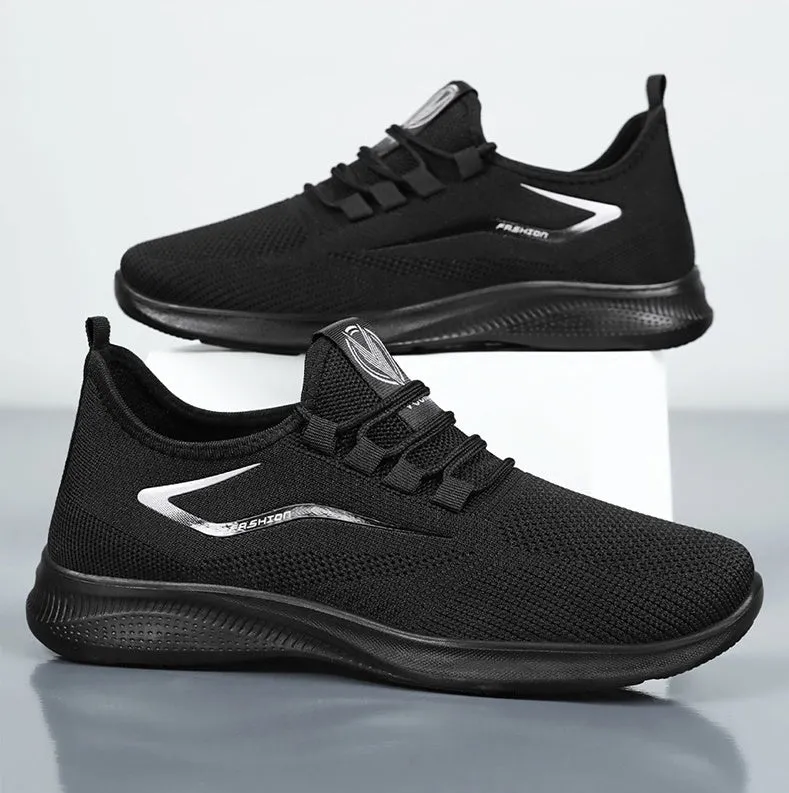 Durable Breathable Sporty Non-slip Running Sneakers