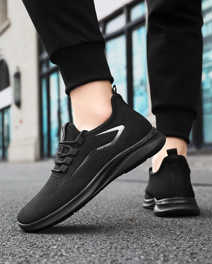 Durable Breathable Sporty Non-slip Running Sneakers