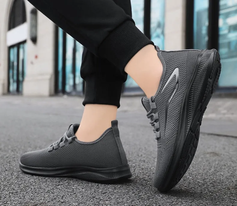 Durable Breathable Sporty Non-slip Running Sneakers