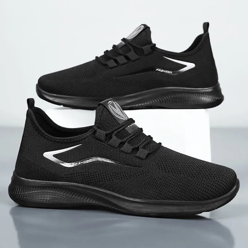 Durable Breathable Sporty Non-slip Running Sneakers