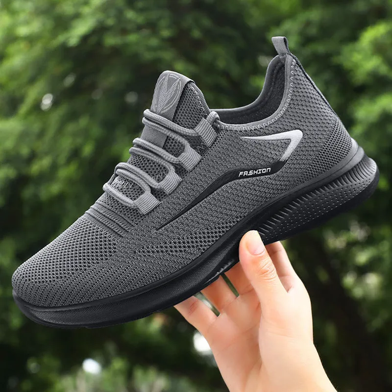 Durable Breathable Sporty Non-slip Running Sneakers