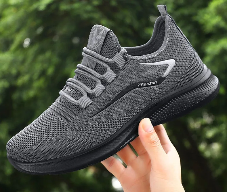 Durable Breathable Sporty Non-slip Running Sneakers
