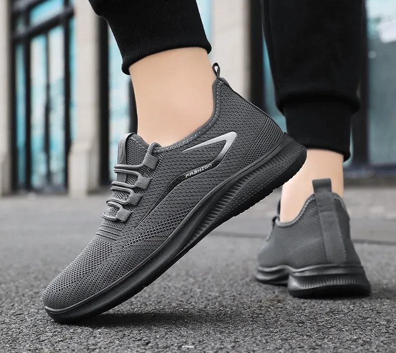 Durable Breathable Sporty Non-slip Running Sneakers