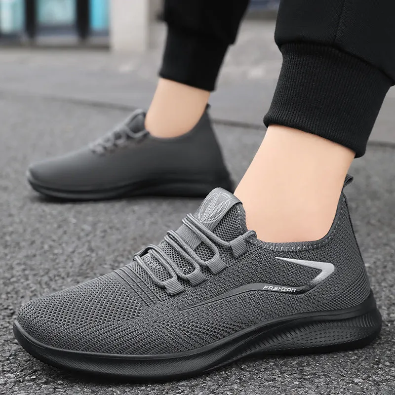 Durable Breathable Sporty Non-slip Running Sneakers