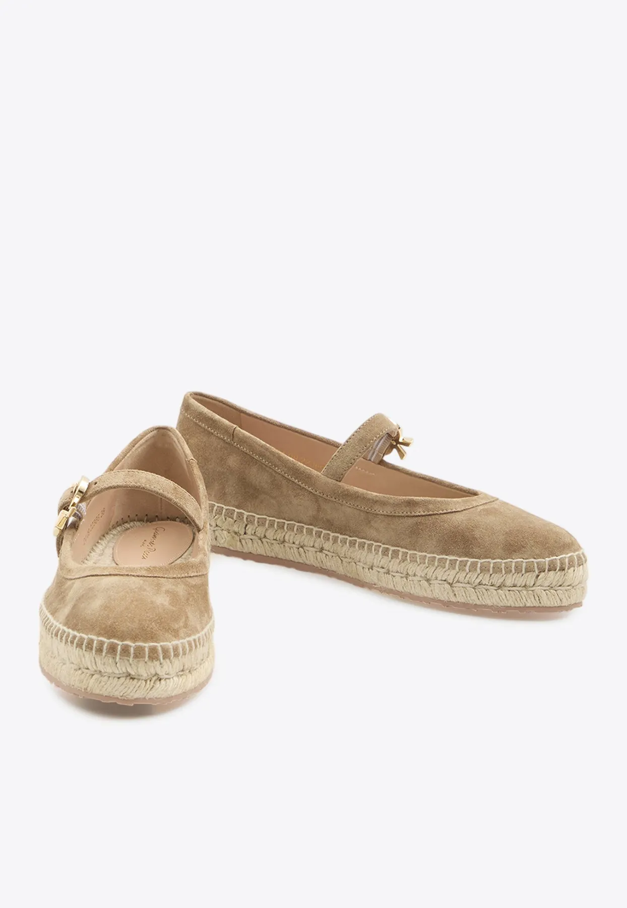 Elda Mary-Jane Suede Espadrilles