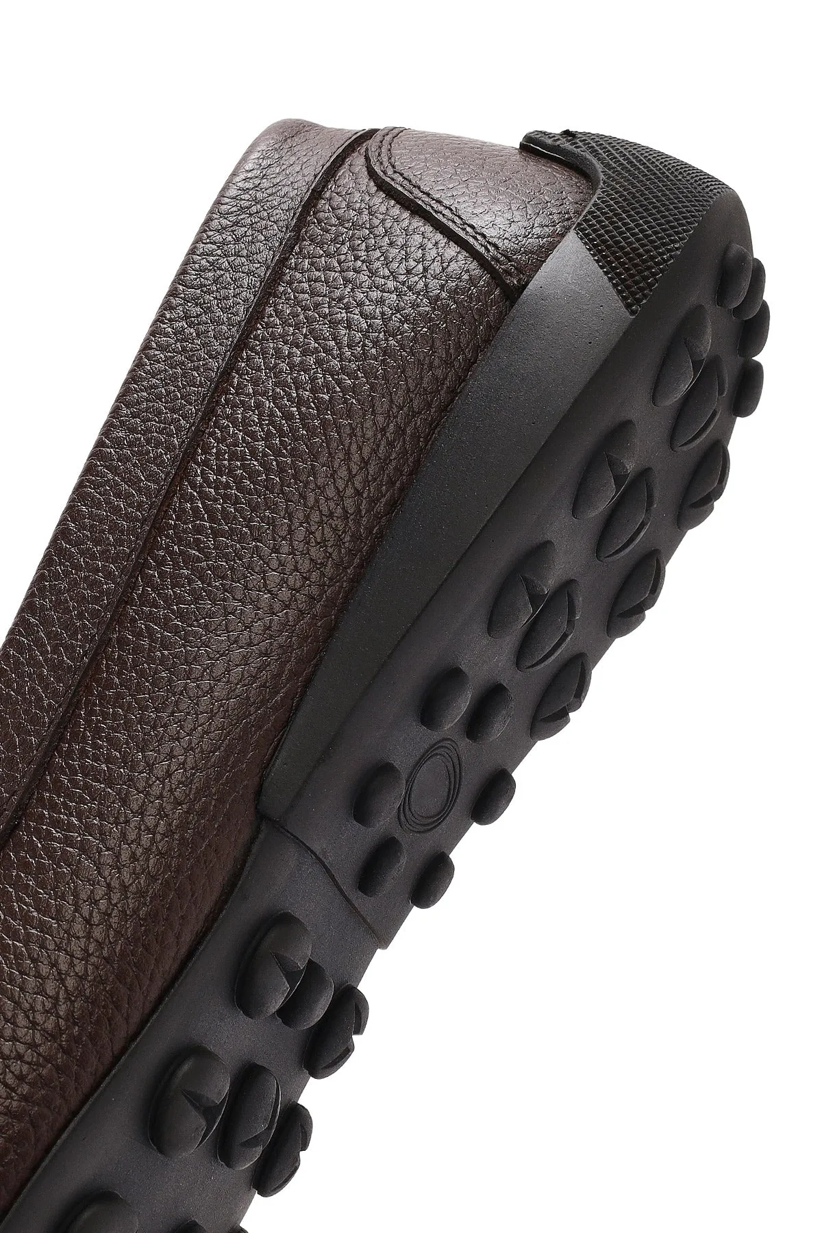 Erkek Kahverengi Deri Casual Loafer