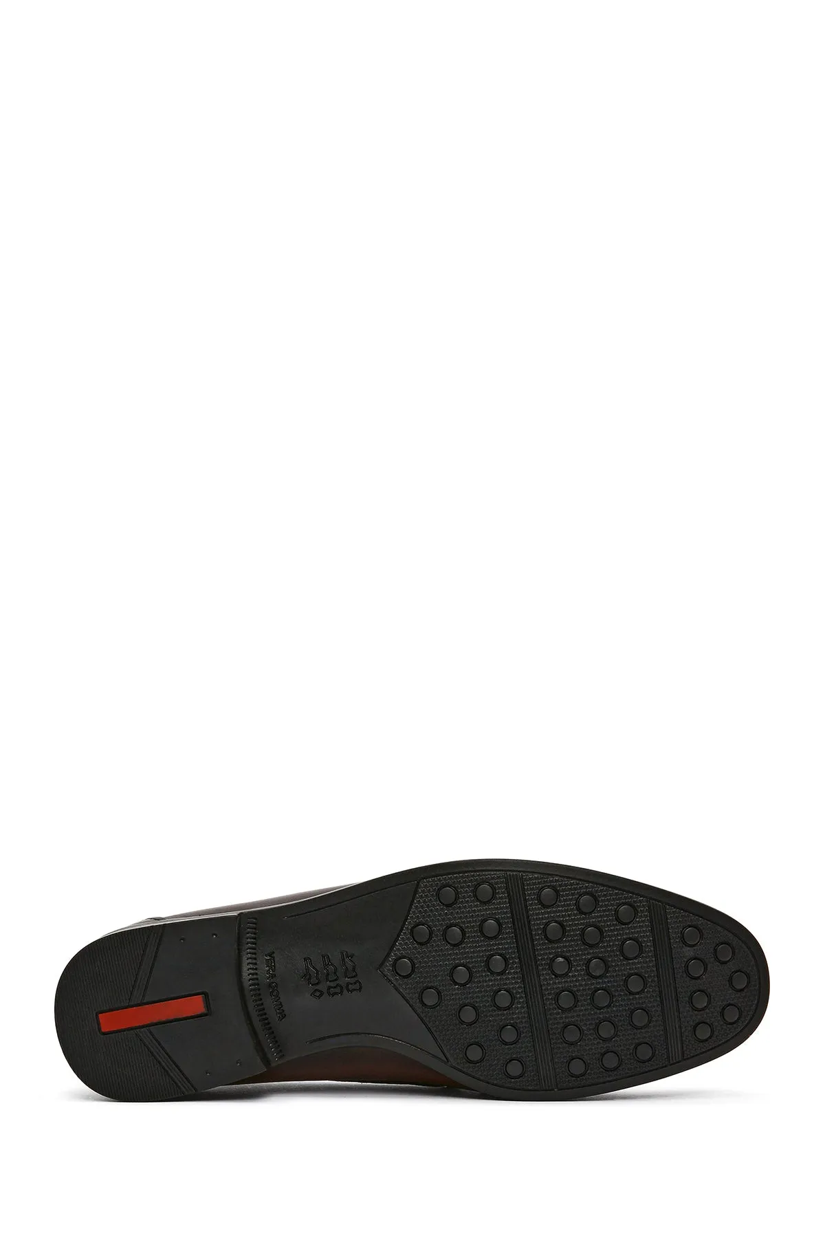 Erkek Kahverengi Püsküllü Deri Casual Loafer
