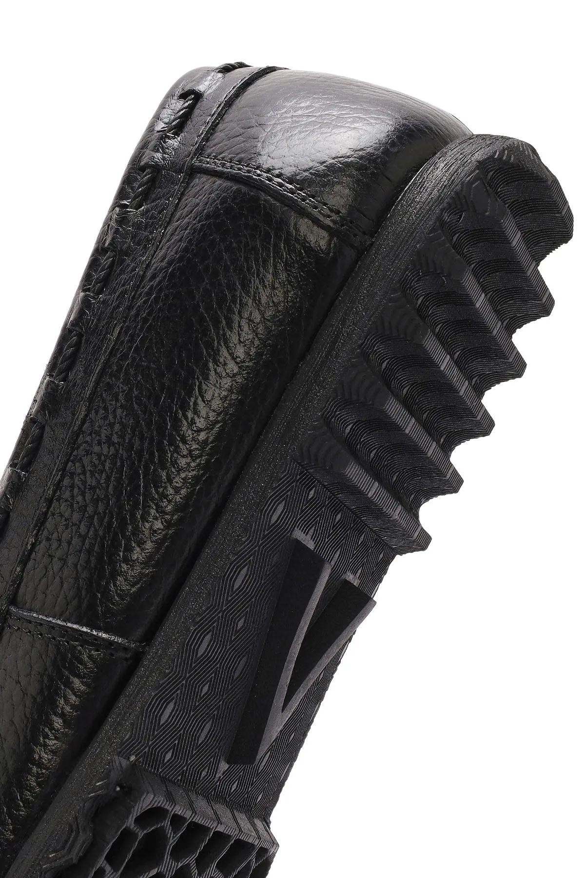 Erkek Siyah Deri Casual Loafer