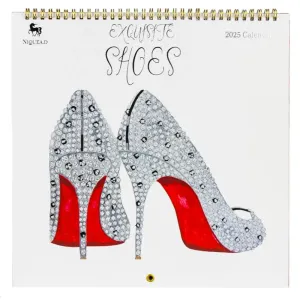 Exquisite Shoes 2025 Wall Calendar