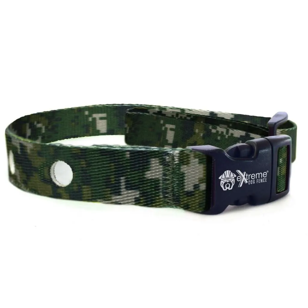 eXtreme Dog Fence Collar Strap for in ground fence receivers - Camo