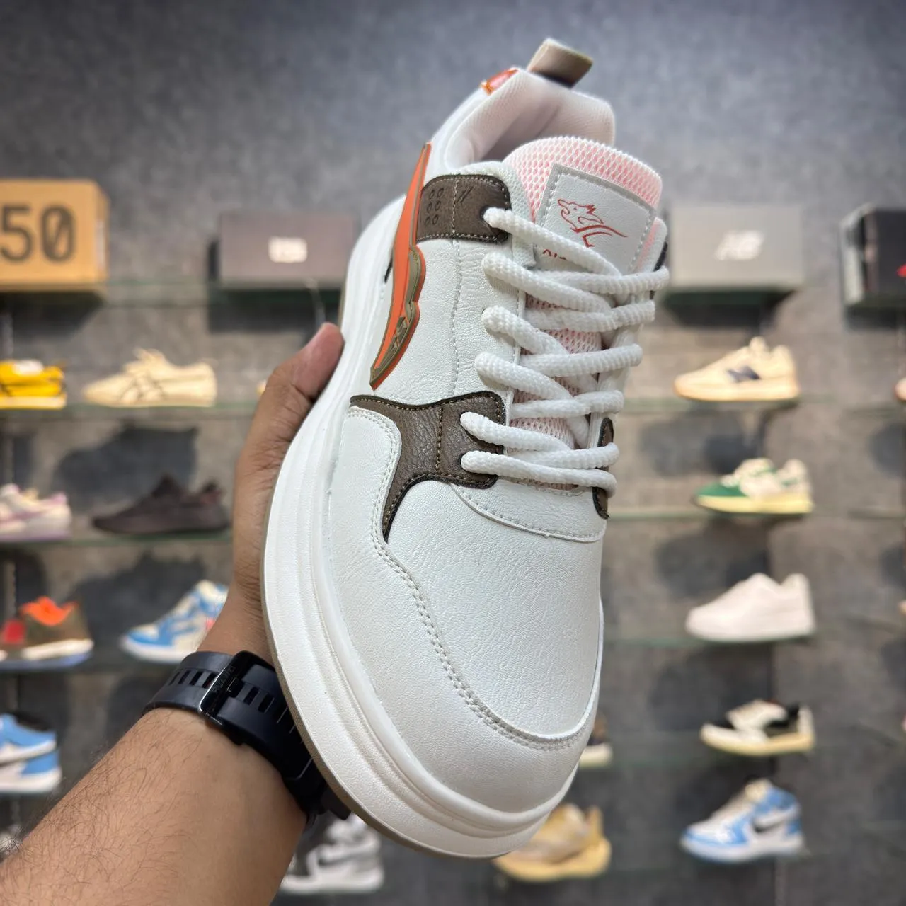 Fashion Xidulang White Brown Orange