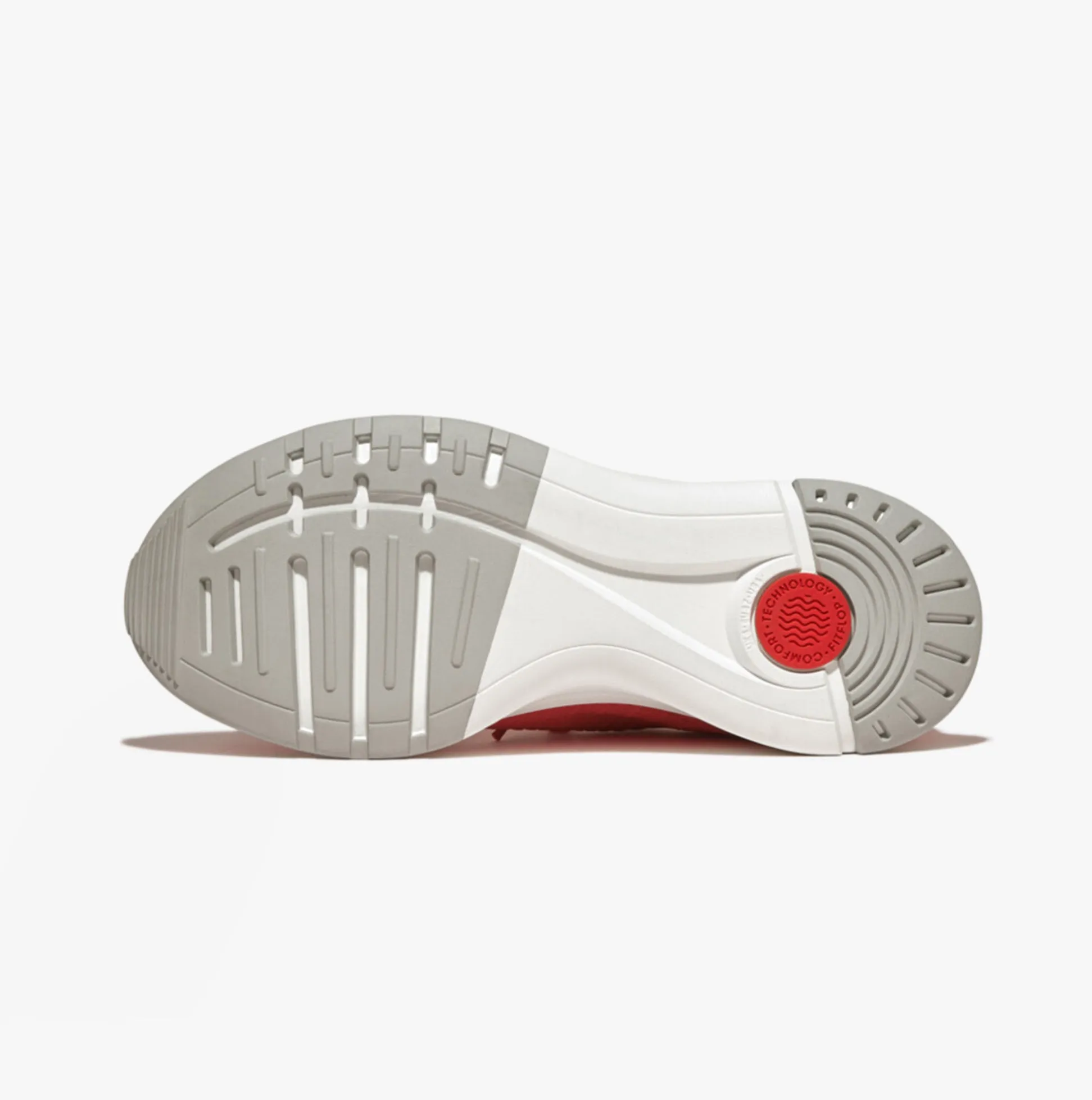 FitFlop VITAMIN FFX Womens Knit Sport Trainers Neon Orange