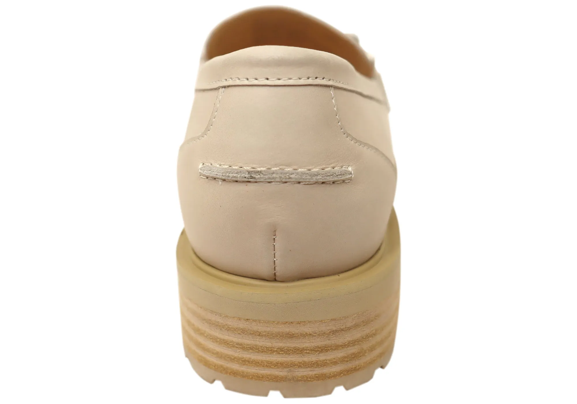 Florsheim Womens Comfortable Candice Leather Moc Toe Loafers Shoes