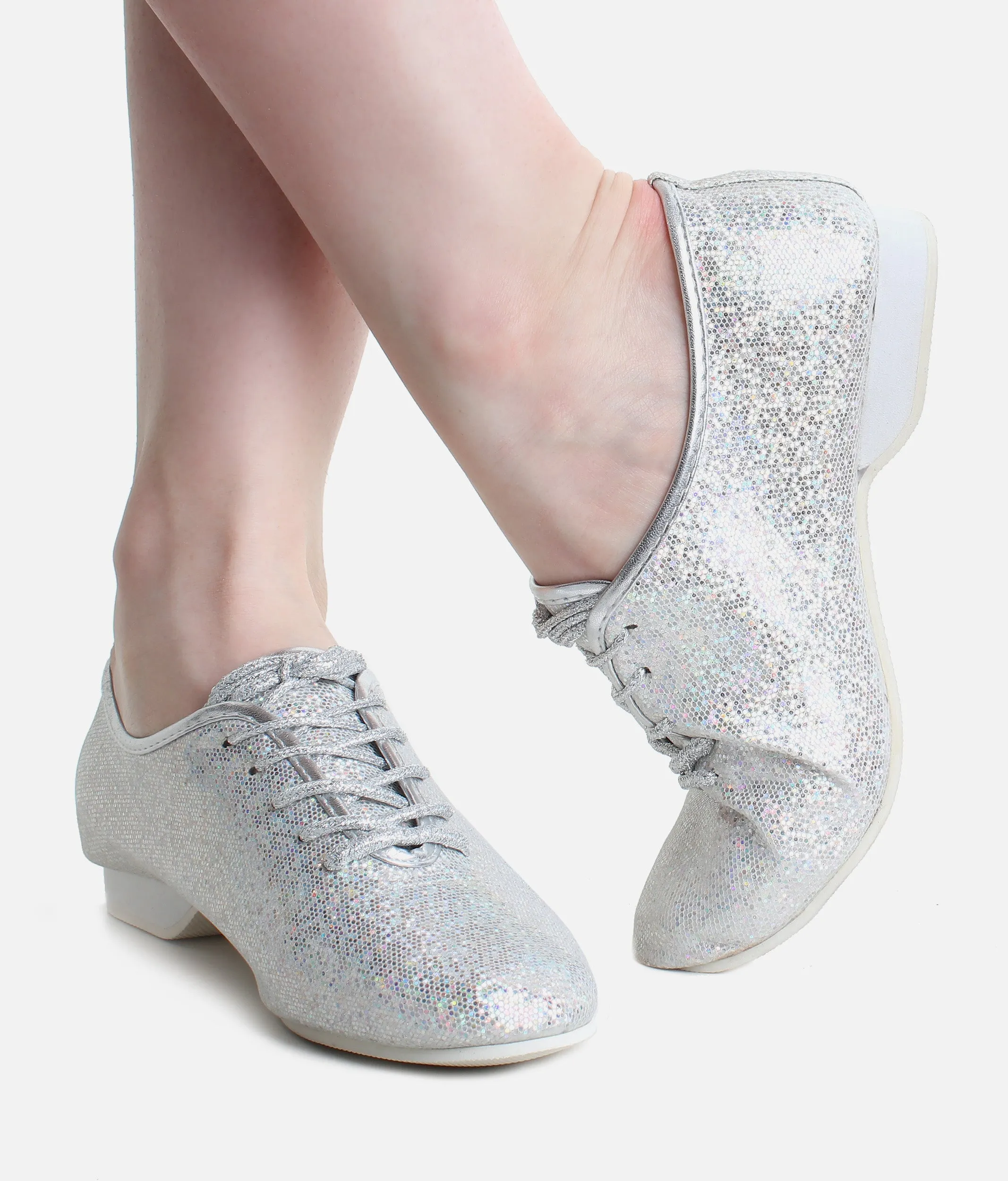 Full Sole Jazz Shoes - Glitter