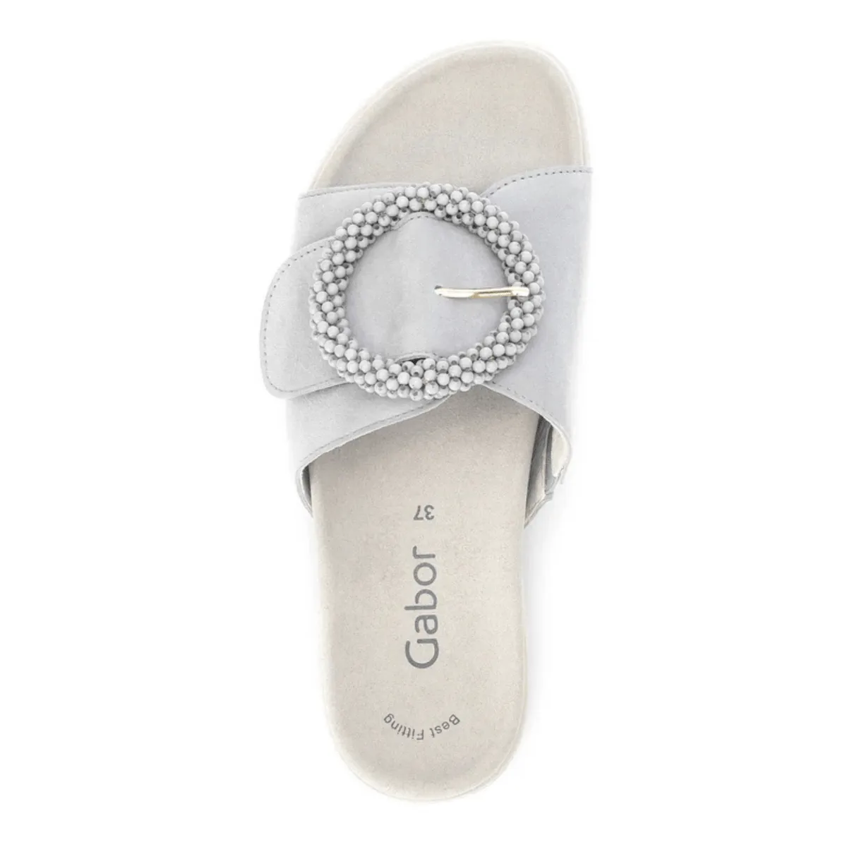 Gabor Women's 63.745.18 Light Grey Suede