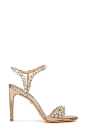 Galia Crystal Ankle Strap Evening Shoe