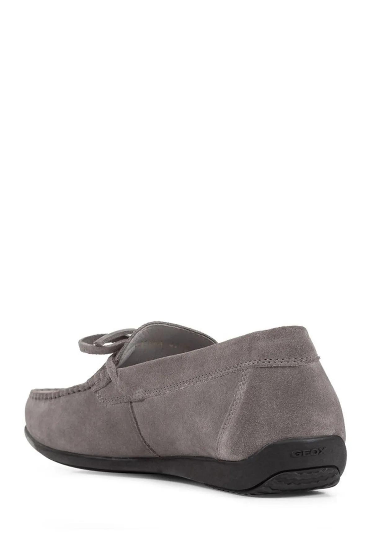 Geox Erkek Gri U Ascanio Süet Deri Casual Loafer