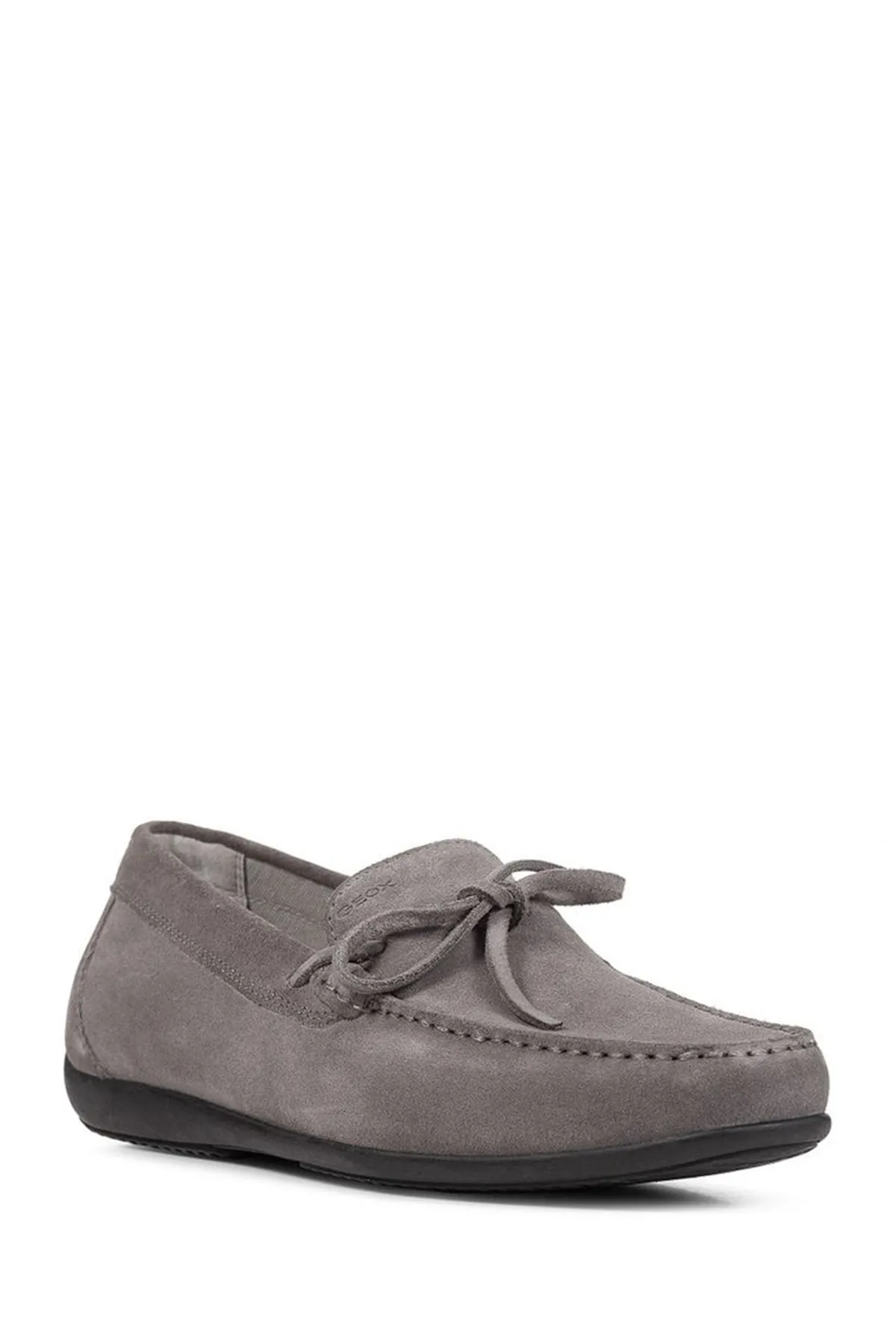 Geox Erkek Gri U Ascanio Süet Deri Casual Loafer