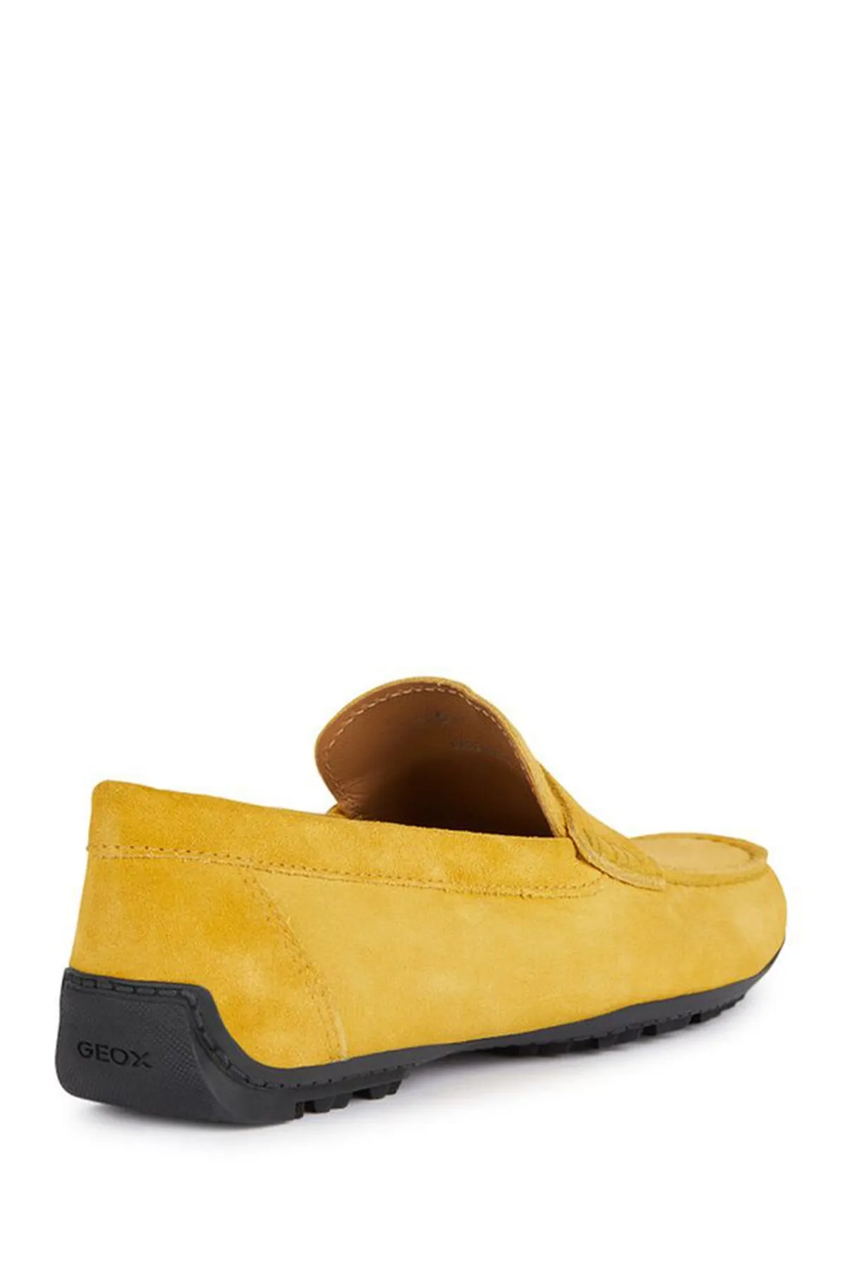 Geox Erkek Sarı Kosmopolis   Grip Süet Deri Casual Loafer