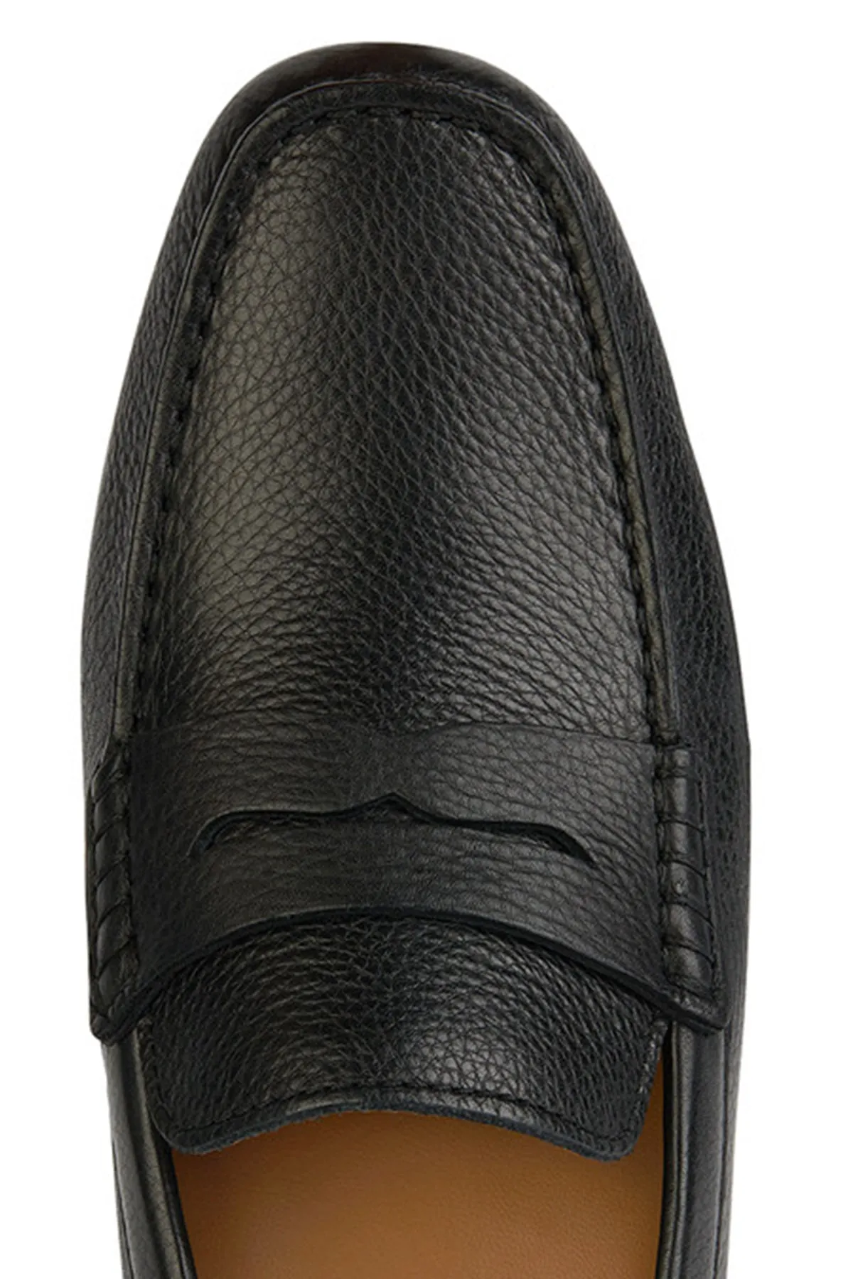 Geox Erkek Siyah U Kosmopolis   Grip B - Tum Deri Casual Loafer