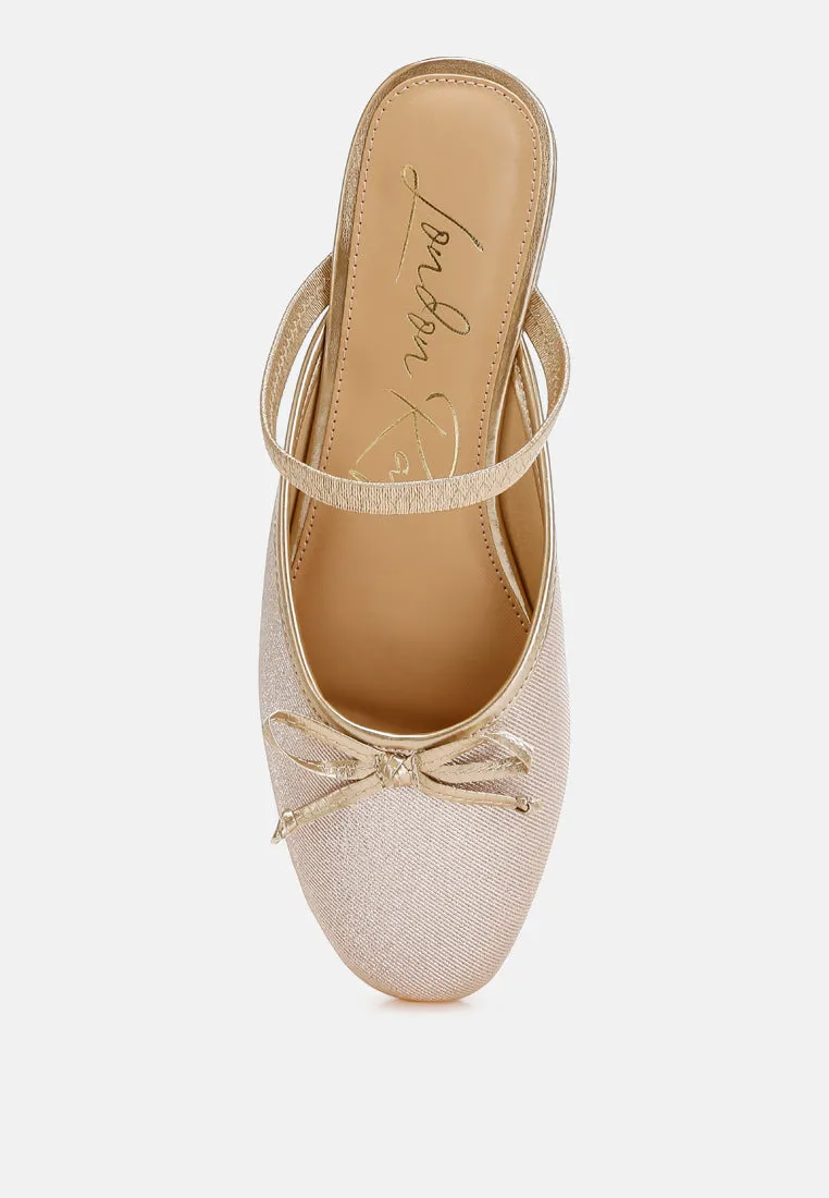 Glitter Ballet Mules By RAG