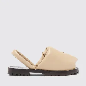 GOYA Ottomana Taupe Nappa Slide