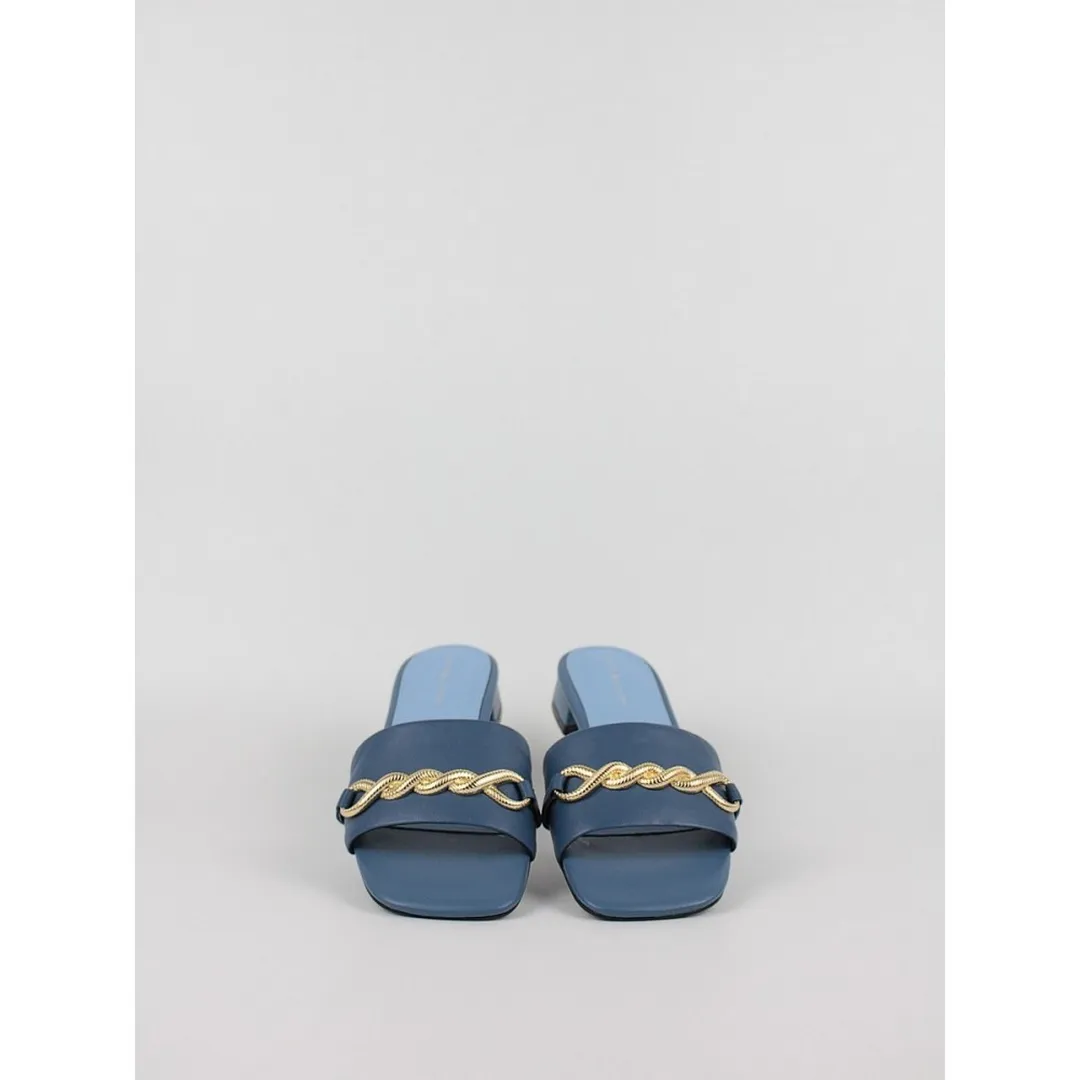 H Chain Feminine Flat Sandal