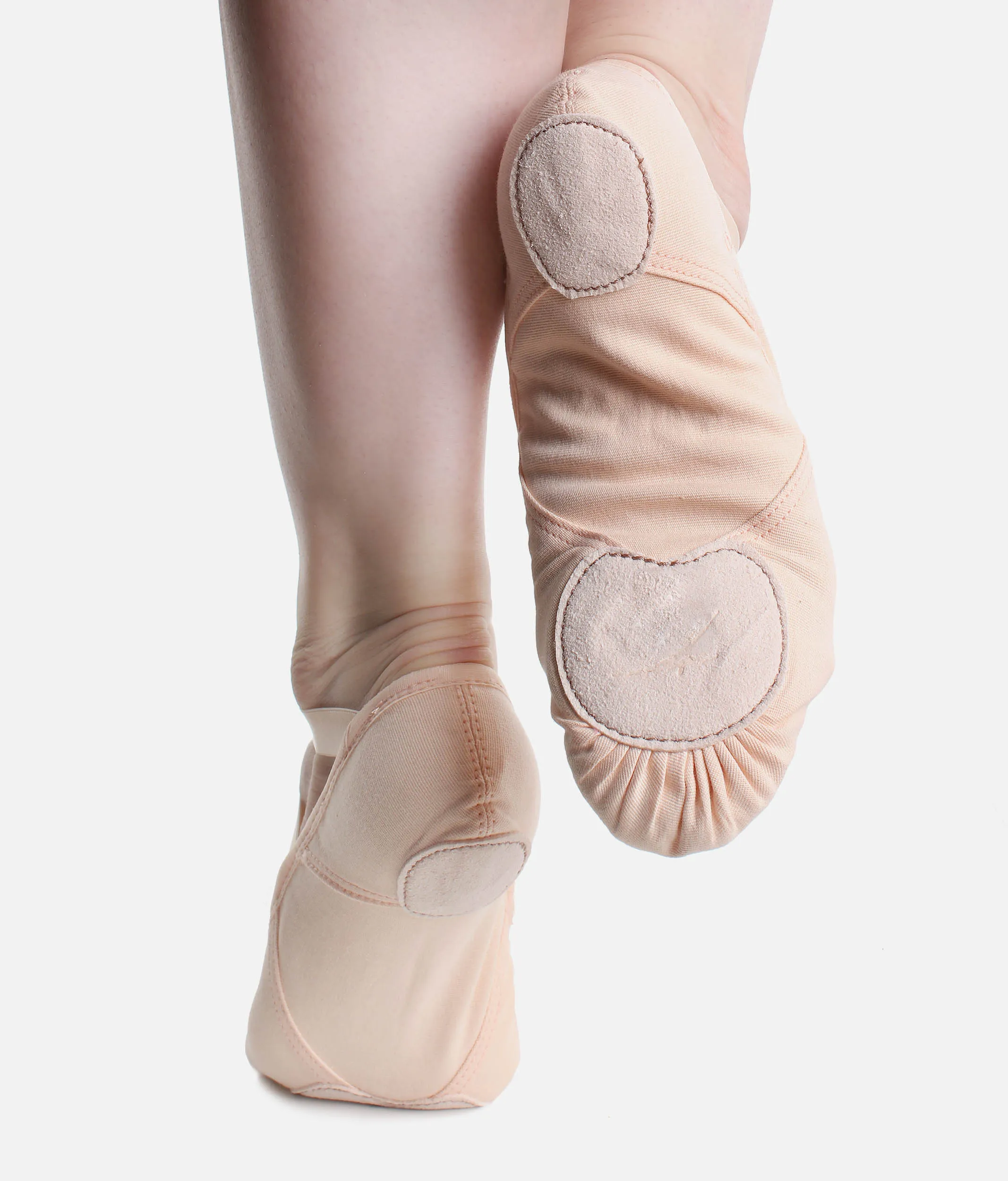 High-Performance Vegan Ballet Shoes SD140, Canvas Split Sole Design