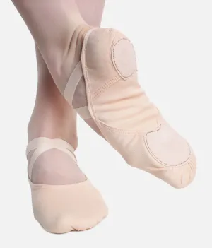 High-Performance Vegan Ballet Shoes SD140, Canvas Split Sole Design