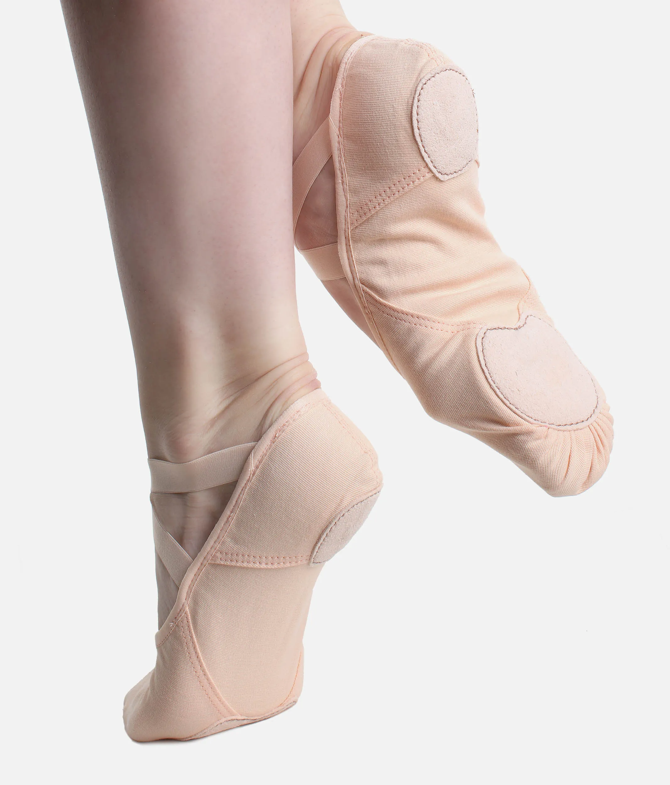 High-Performance Vegan Ballet Shoes SD140, Canvas Split Sole Design