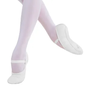 Jesse Ballet Shoe Full Sole - White (Child)