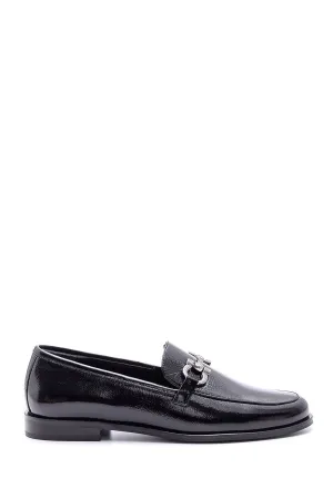 Kadın Rugan Deri Loafer