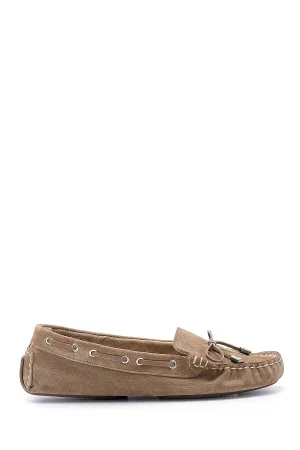 Kadın Süet Deri Loafer