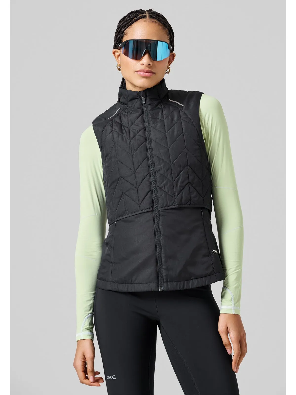 Kamizelka CASALL Quilted Running Vest czarny