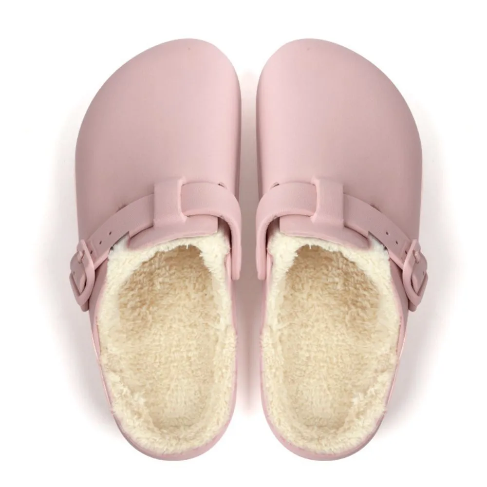 Laboratory Clogs Comfort Mules Close Toe Nurse Shoes Slip On Garden Cotton Slippers