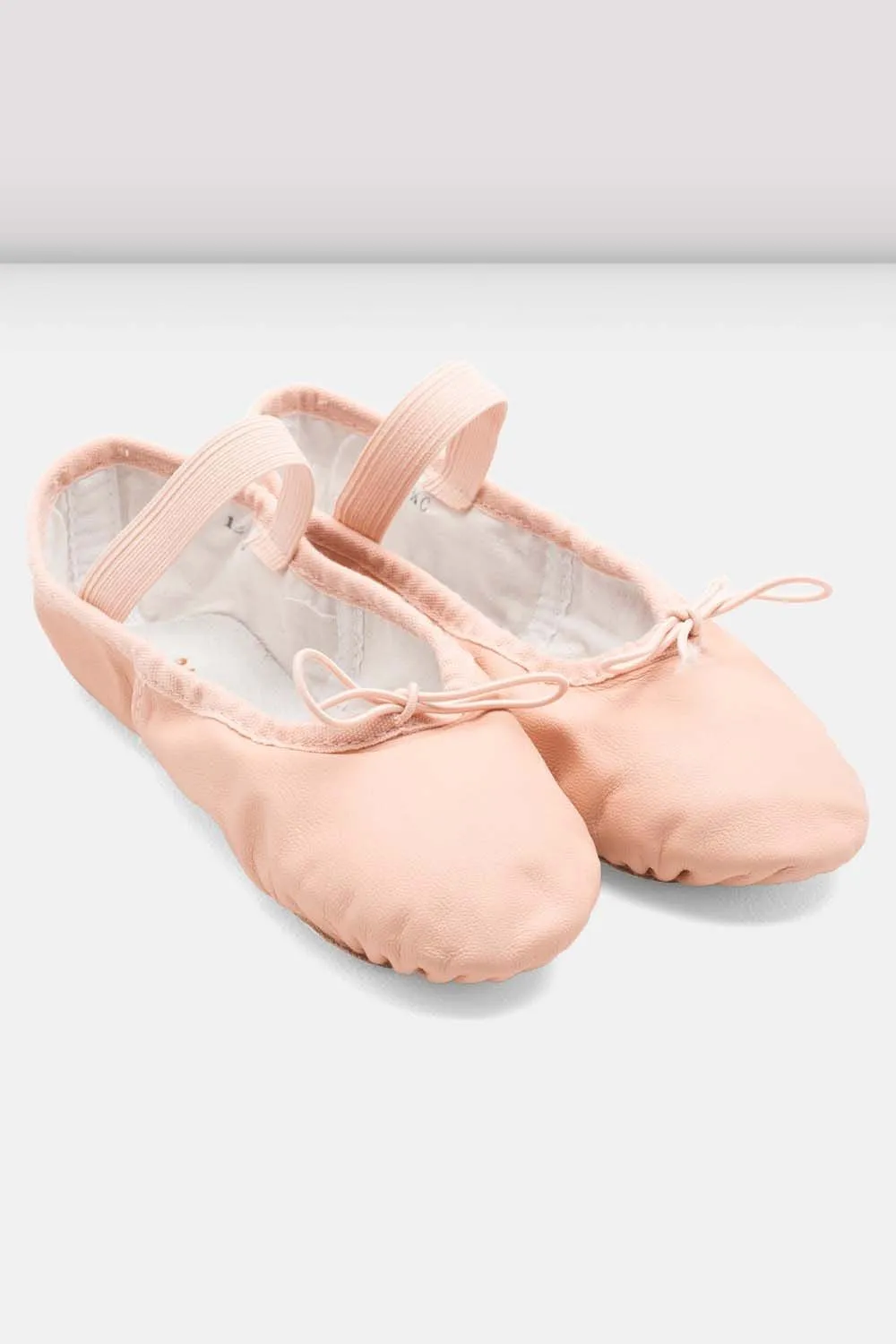 Ladies Dansoft Leather Ballet Shoes