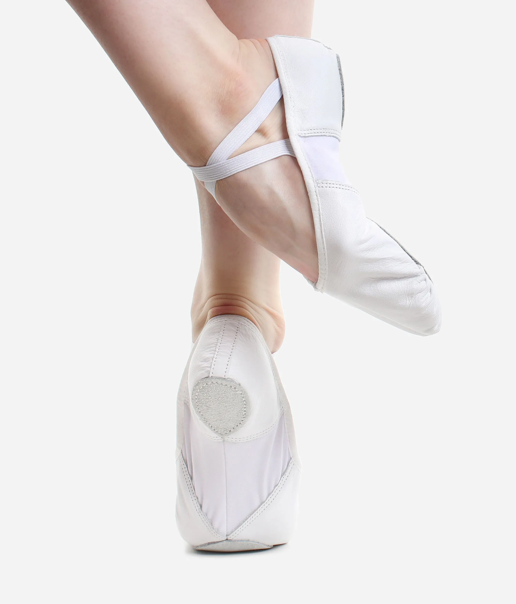 Leather Ballet Shoes BAE11 - Hybrid Split Sole Design