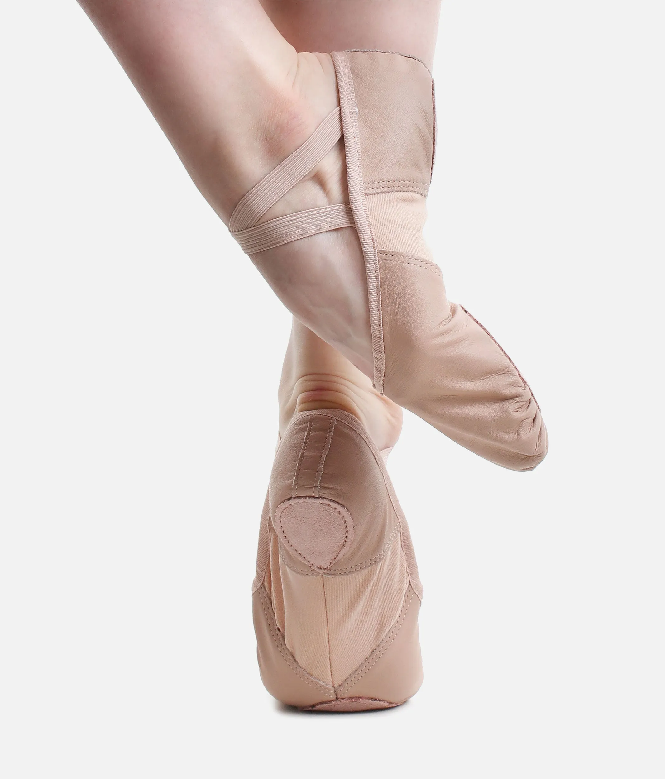 Leather Ballet Shoes BAE11 - Hybrid Split Sole Design
