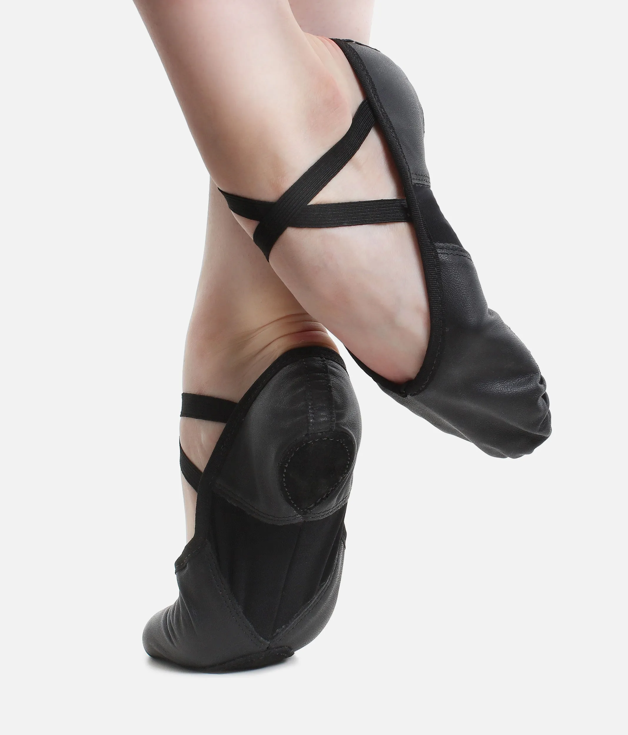 Leather Ballet Shoes BAE11 - Hybrid Split Sole Design